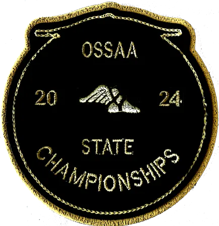 2024 OSSAA State Championship Track & Field Patch