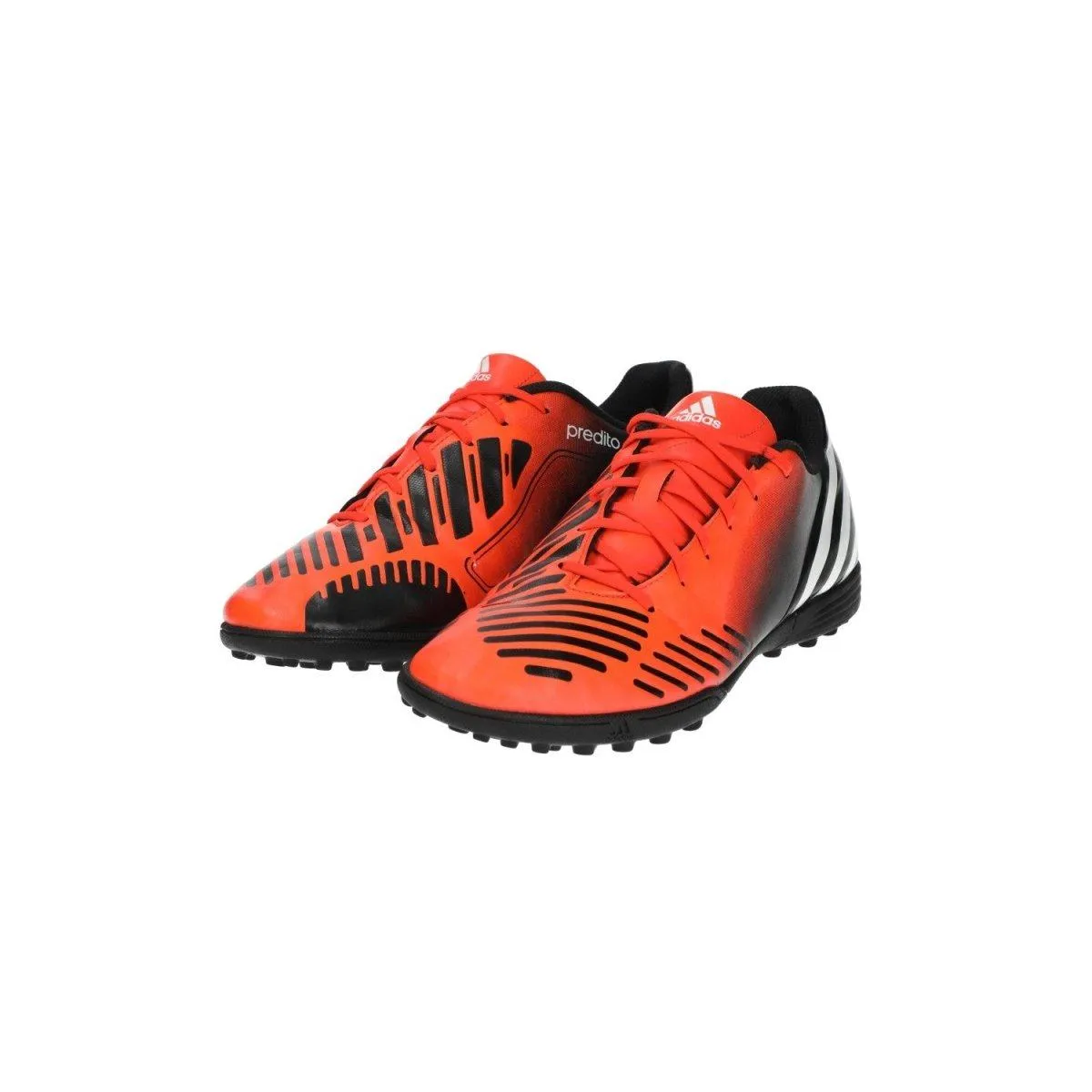 Adidas Predator Lz Football Sport Shoes Coated Fabric Orange Colour For Men