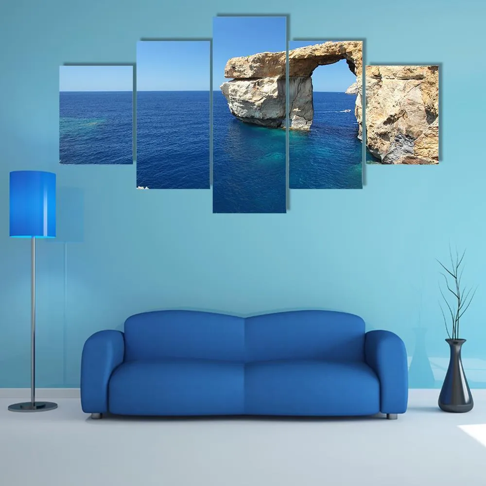 Azure Window Canvas Wall Art