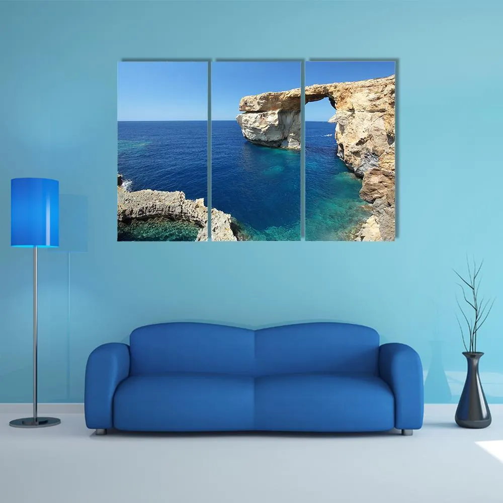 Azure Window Canvas Wall Art