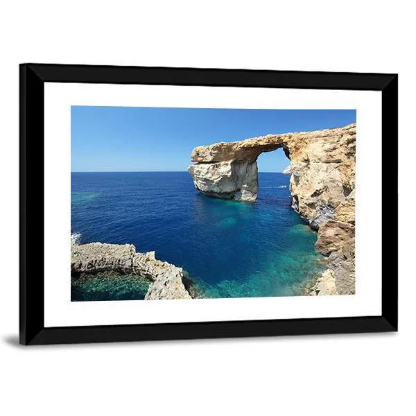 Azure Window Canvas Wall Art