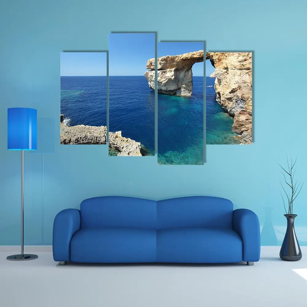 Azure Window Canvas Wall Art