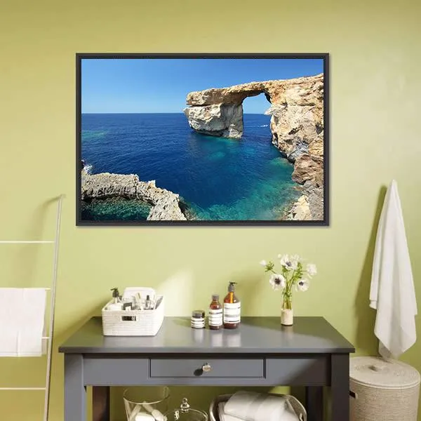 Azure Window Canvas Wall Art