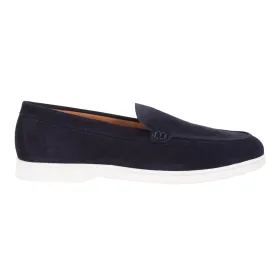 Barker - Suede Loafer Navy, Bilbao