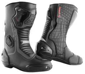 Bogotto Race-X Motorcycle Boots with Ankle Reinforcement, Black