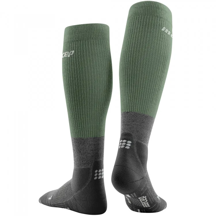 CEP Women's Hiking Merino Socks - Green/Grey