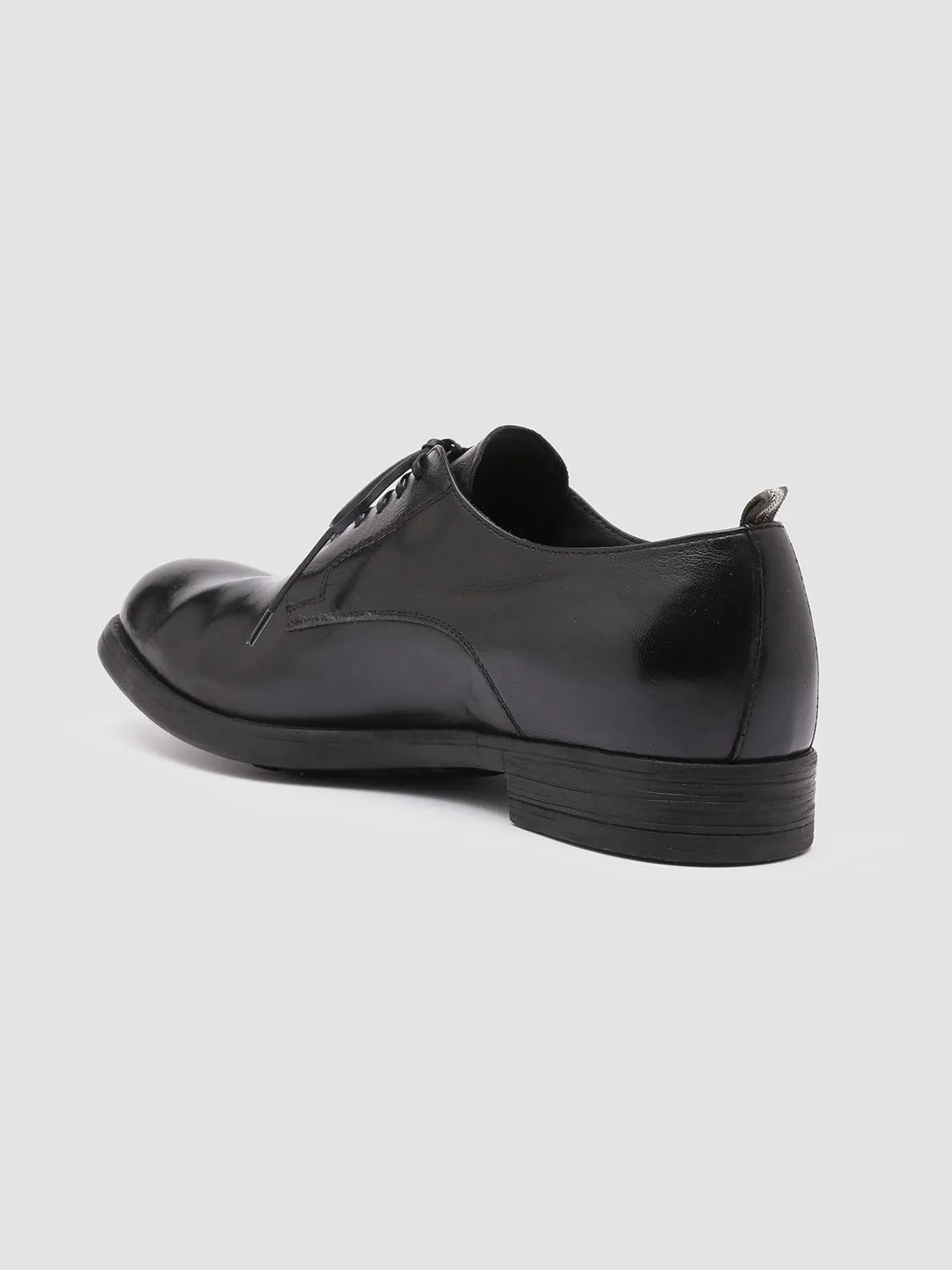 CHRONICLE 001 - Black Leather Derby Shoes