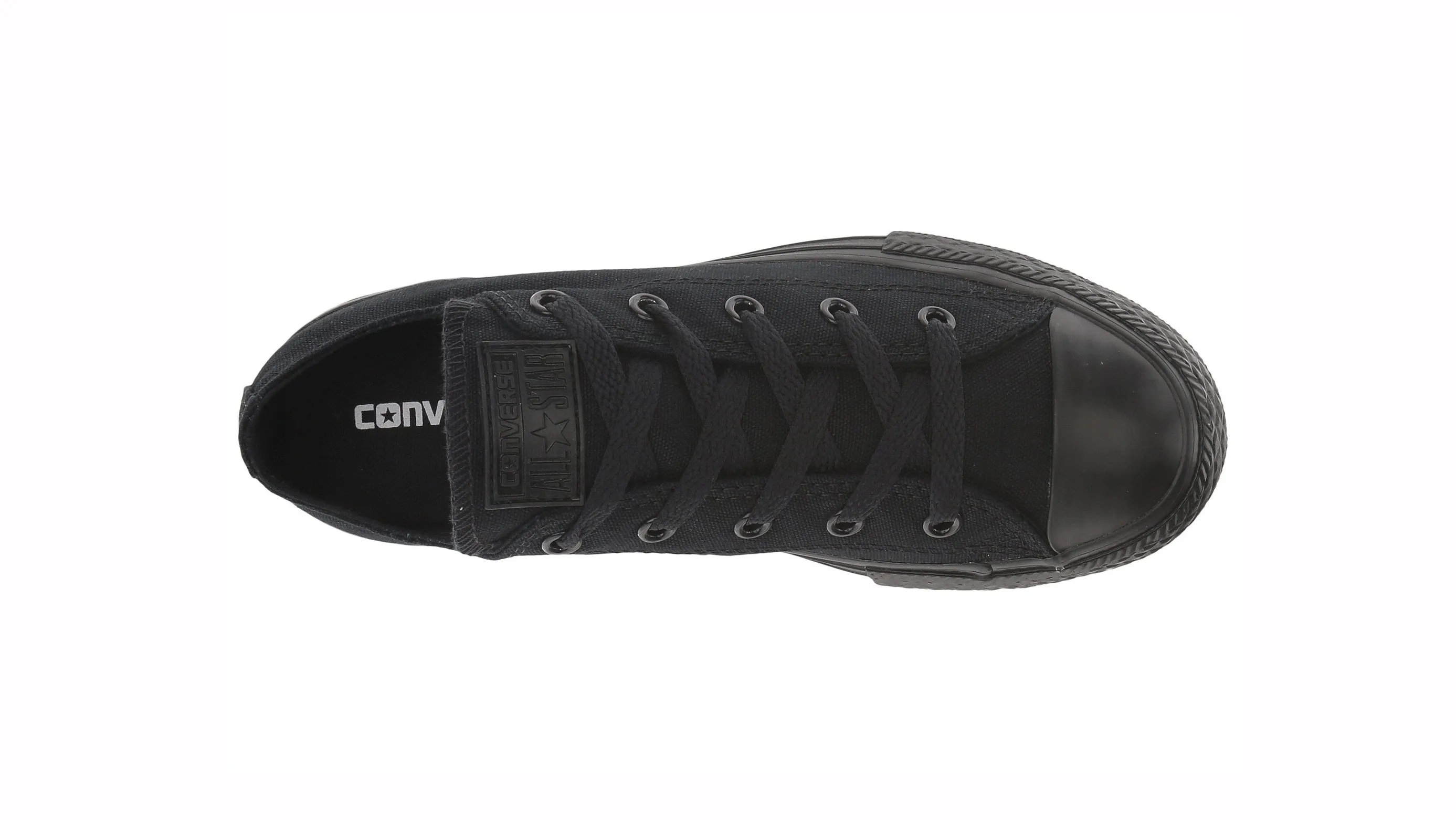 Converse All Star Black Mono Low Top Little Kids Shoes