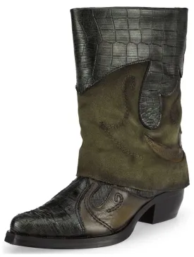 Cowboy boots FELMINI, green