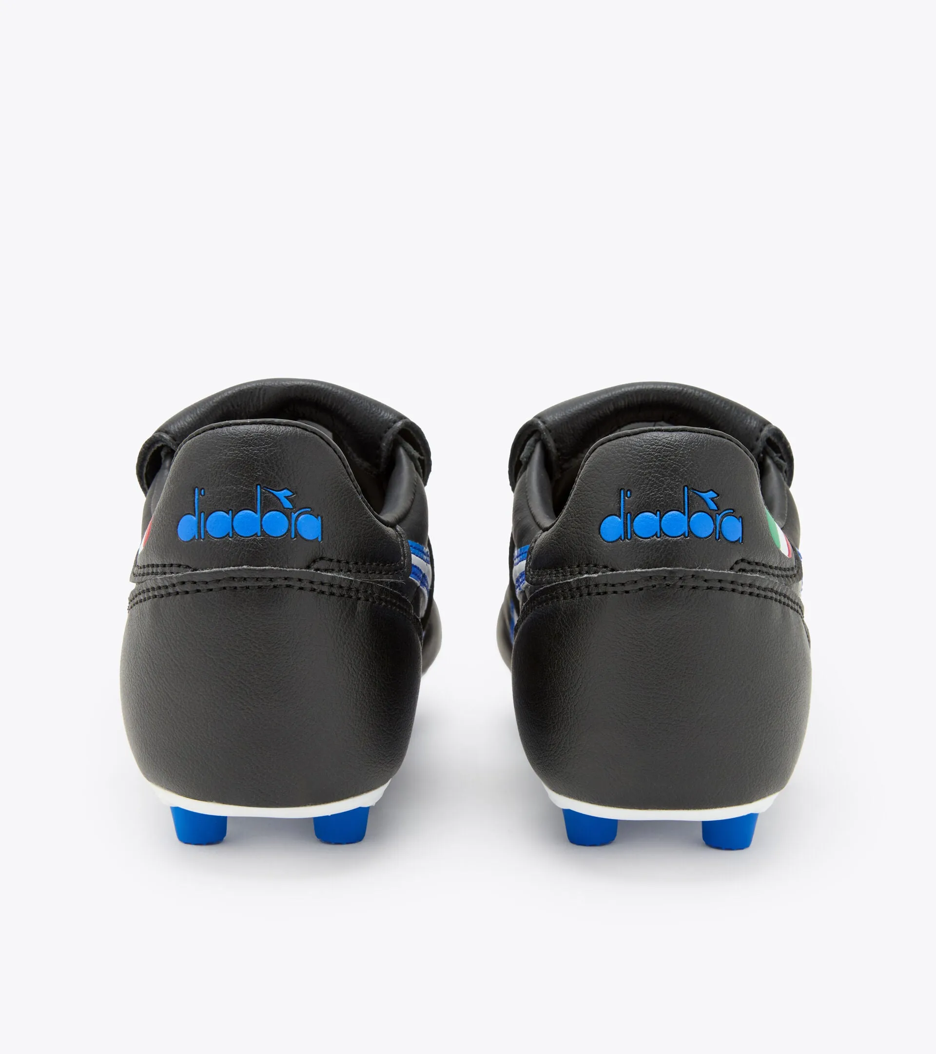 Diadora Brasil OG LT T MDPU Soccer Boots - Black/White/Royal Blue