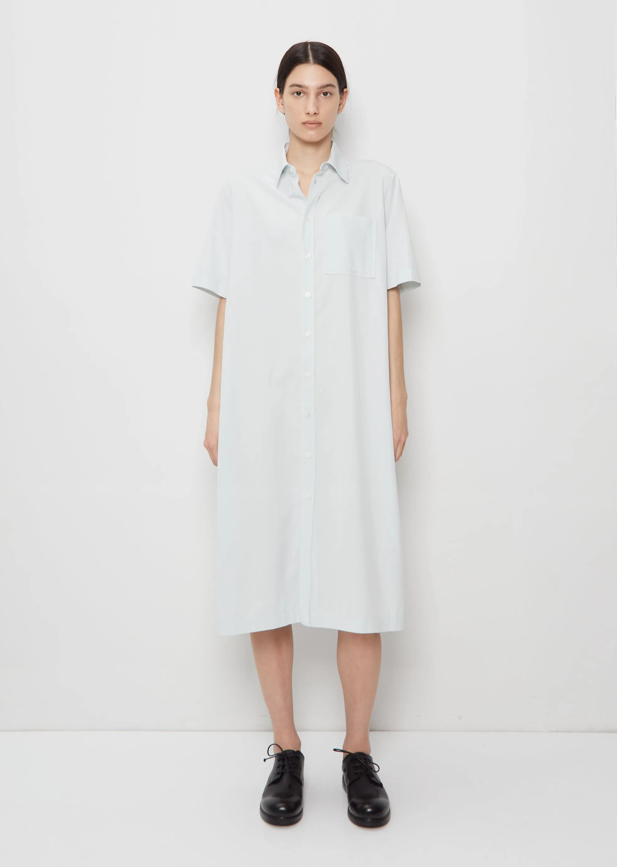 Elma Edit Tencel Cotton Dress — Grey