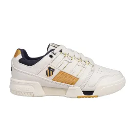 Gstaad Gold Lace Up Sneakers