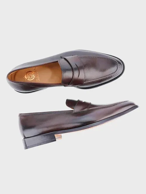 Lamar Penny Loafer - dark Brown