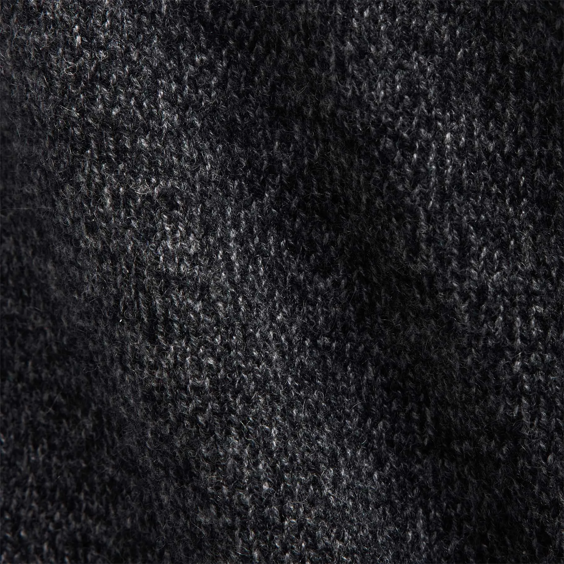 Marled Shawl Collar Cardigan - Charcoal Marl