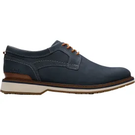 Men's Clarks Monahan Plain Navy Nubuck