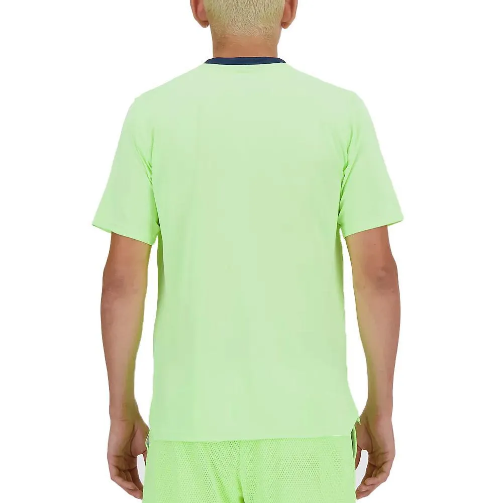 Men's Tournament Tennis Top Bleached Lime Glo