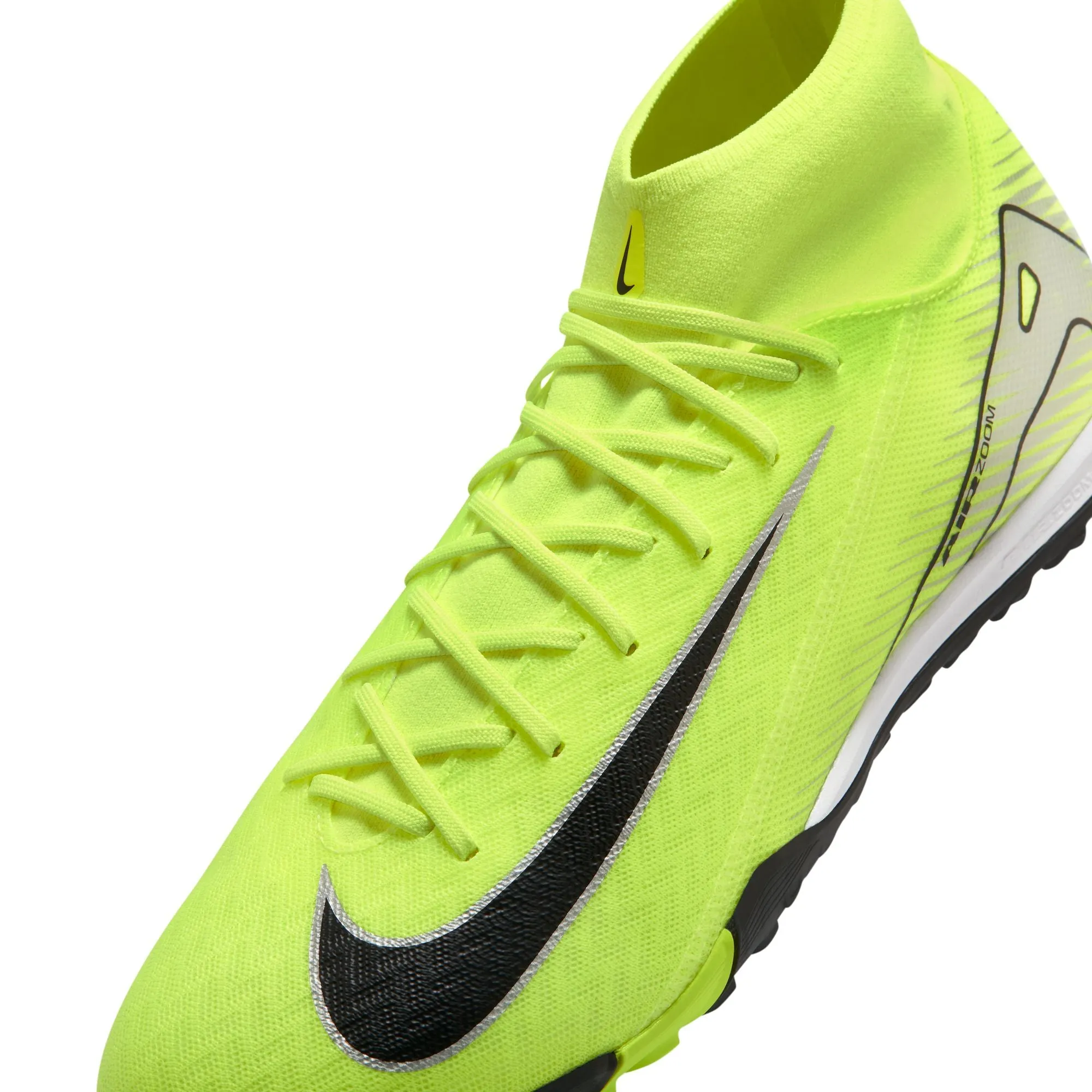 Nike Mercurial Superfly 9 Academy TF Turf Soccer Shoes - Volt/Black