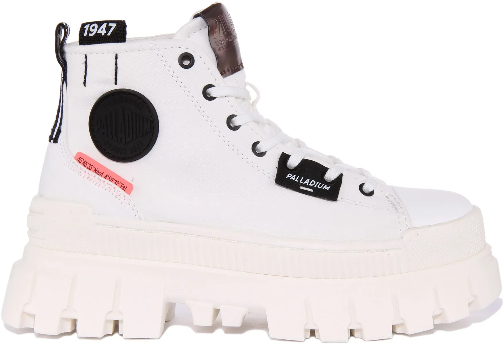 Palladium Revolt Boot Tx In White For Women