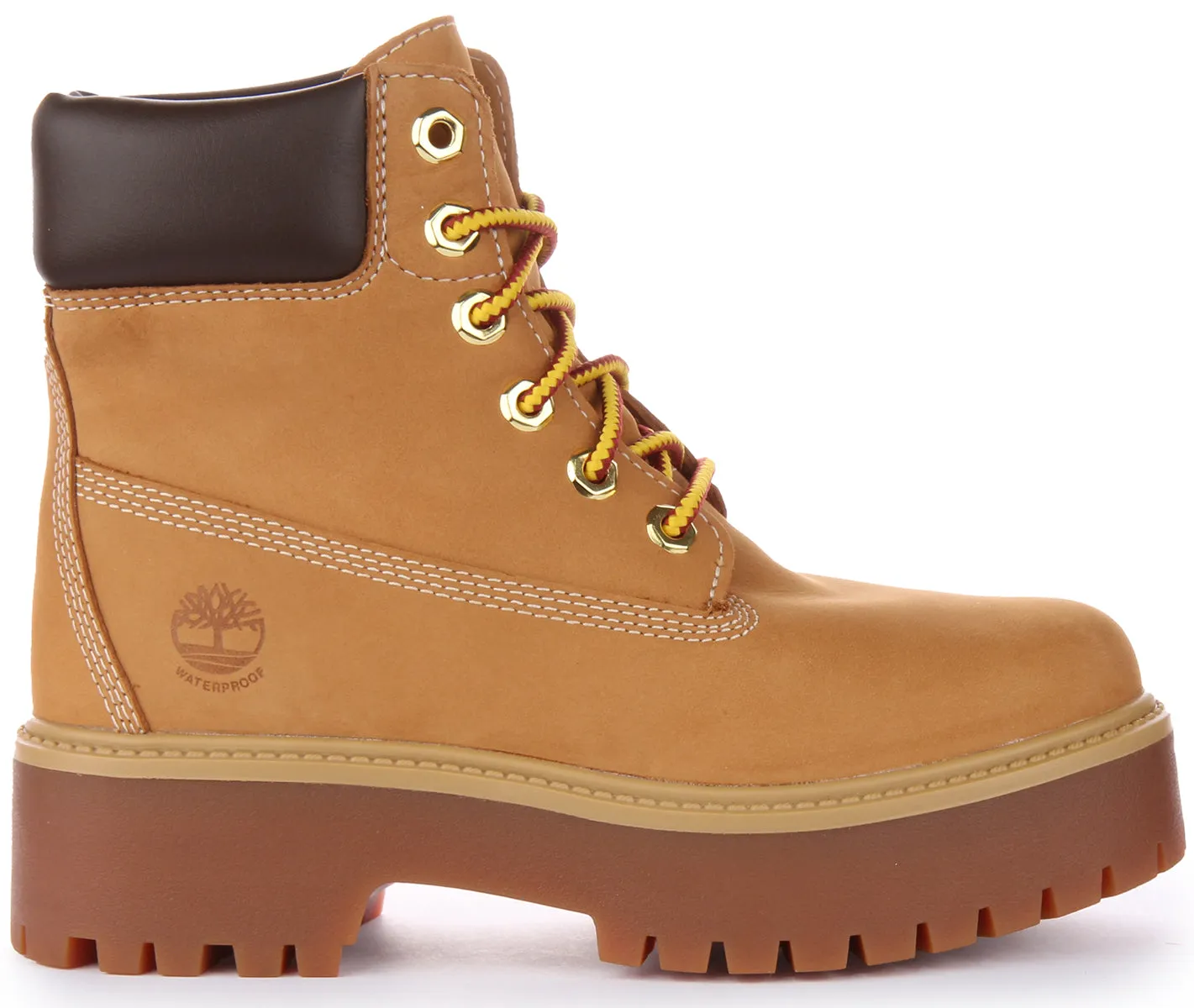 Timberland A5RJD 6 inch Platform In Wheat For Women