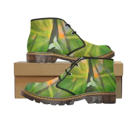 Van Gogh's Trillium & the Tree Women's Canvas Chukka Boots